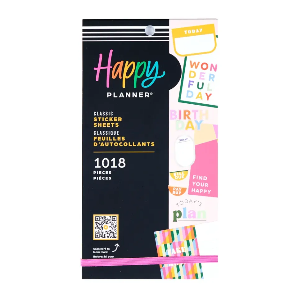 Happy Planner Building Blocks stickers lot 30 planches