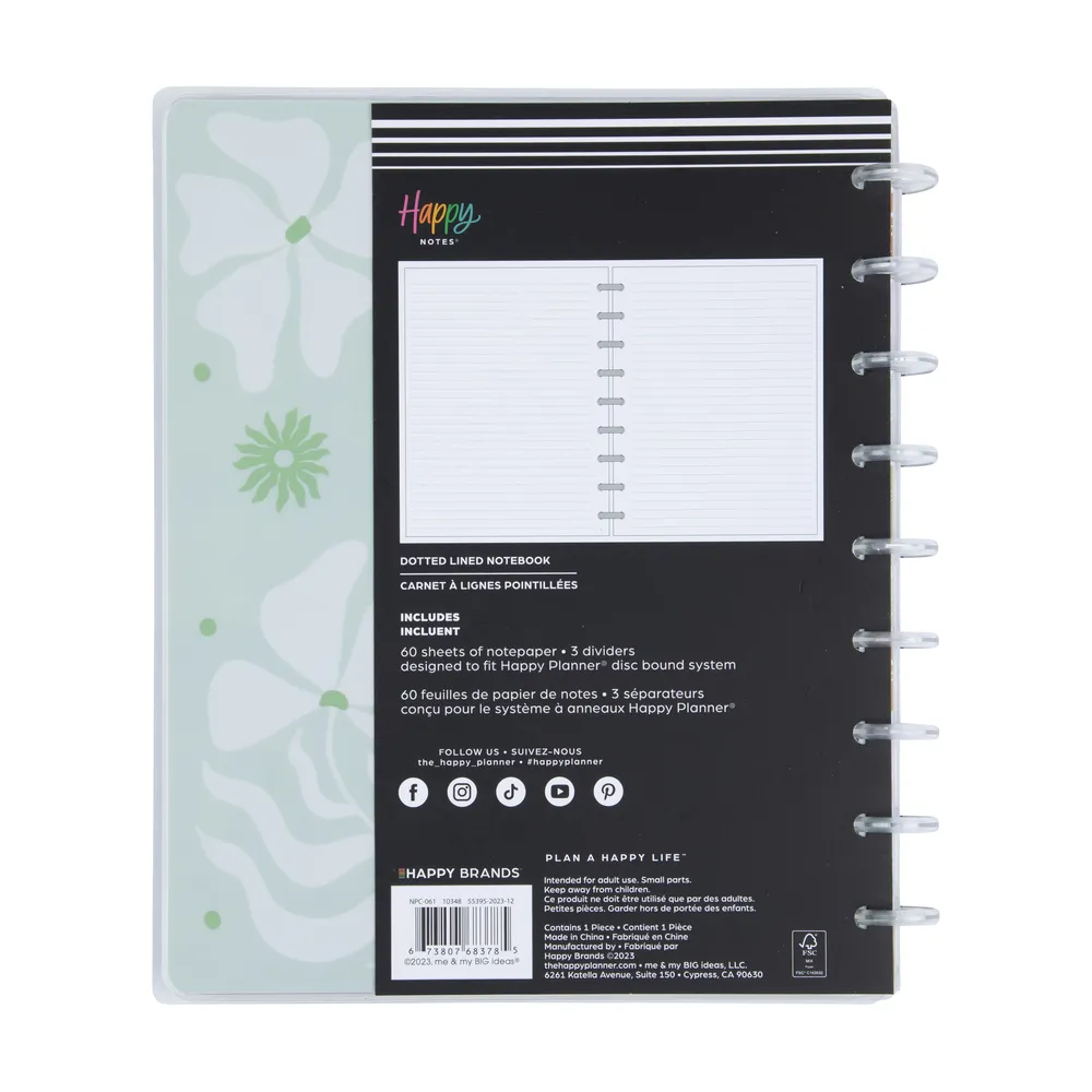 Happy Planner Desert Thistle carnet classic pointillé 60 feuilles