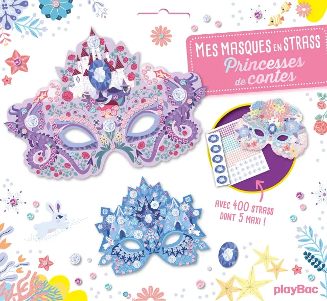 Frigobloc Princesses de contes masque strass 5 masques
