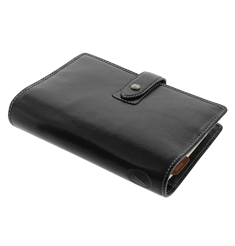 Filofax Malden organiseur Personal cuir noir buffle
