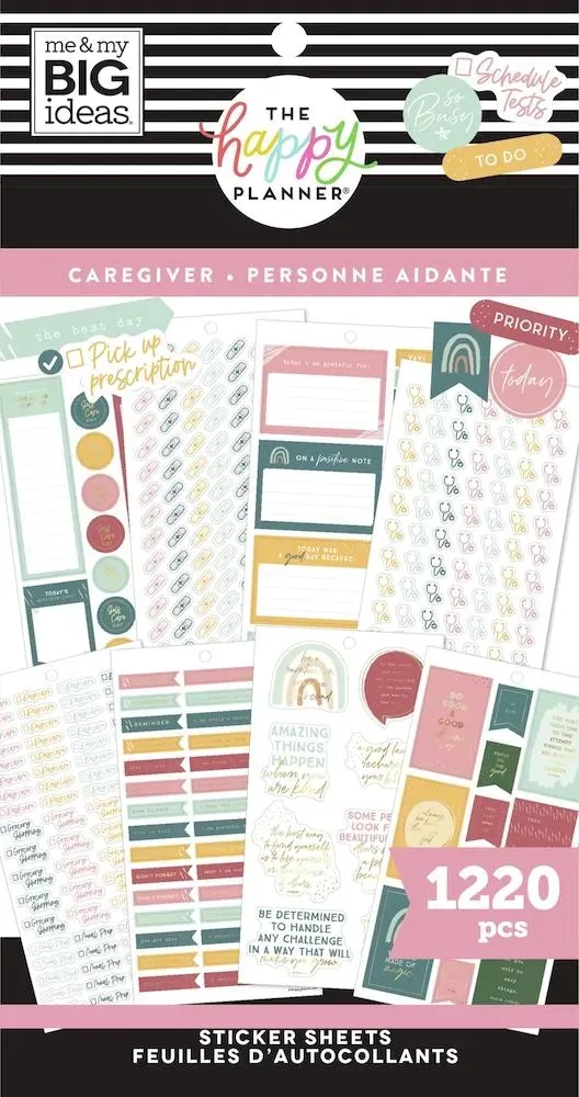 Me & my big ideas Value Pack Caregiver stickers 1220 tons apaisants