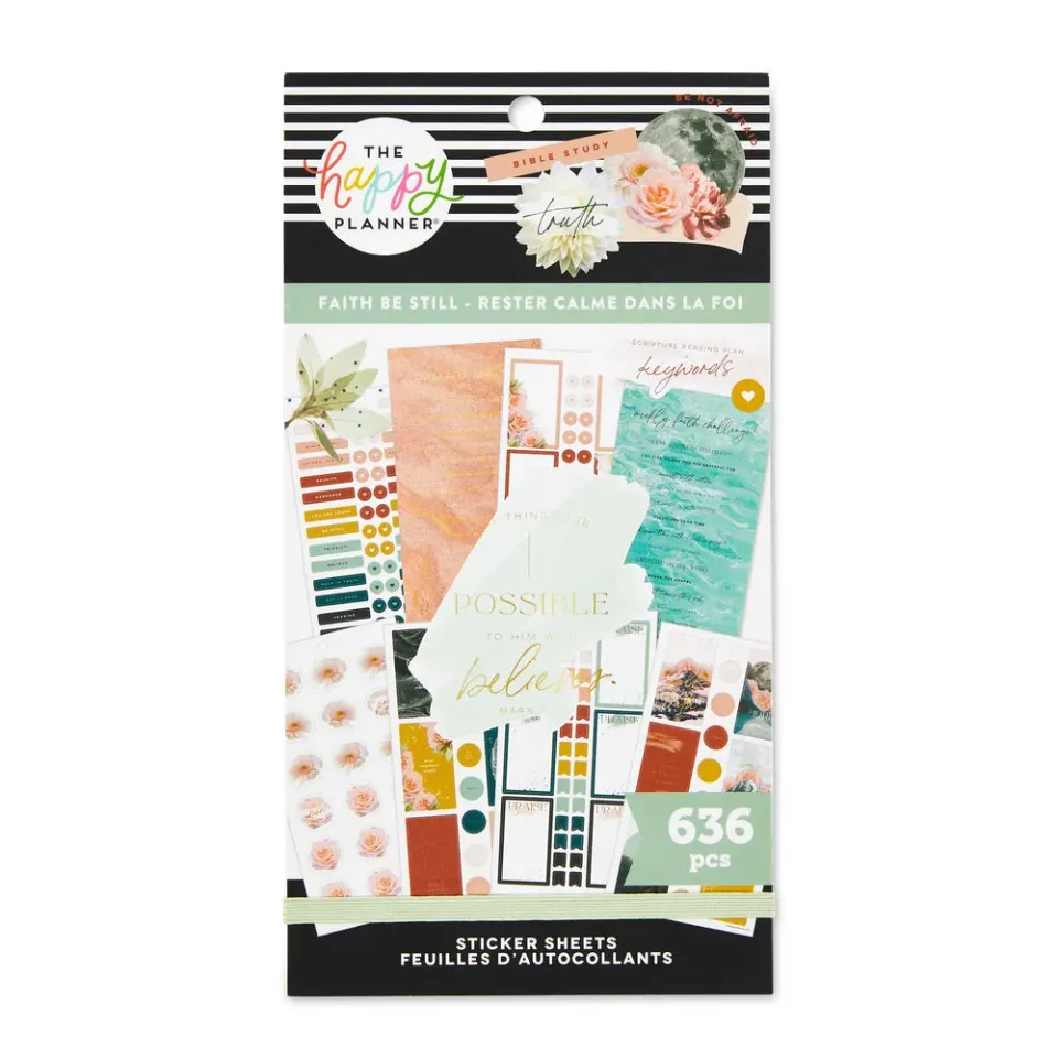 Happy Planner Be Still Faith livre d’autocollants foi 636 stickers