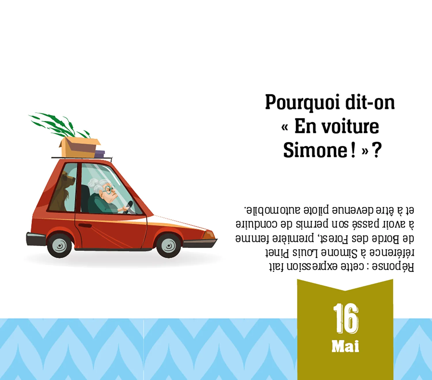 Frigobloc Pourquoi dit-on ? calendrier quiz chevalet 365 jours