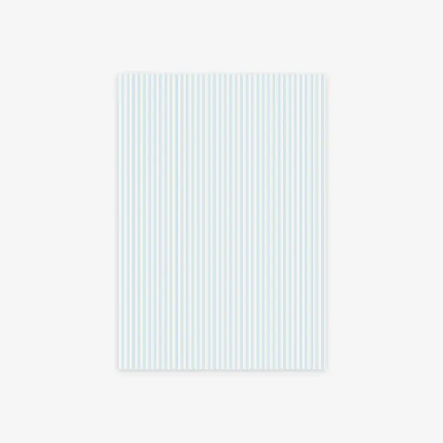 Kartotek papier scrapbooking A5 rayures bleu clair