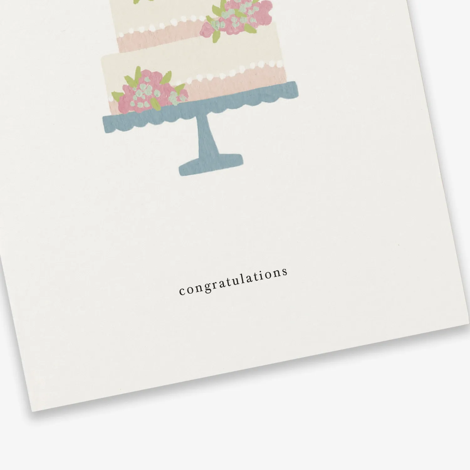 Kartotek Wedding Cake carte de vœux avec enveloppe