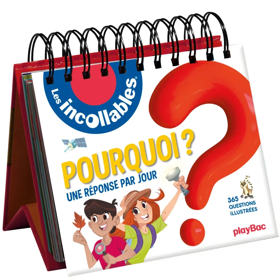 Frigobloc Incollables Pourquoi 365 questions calendrier chevalet