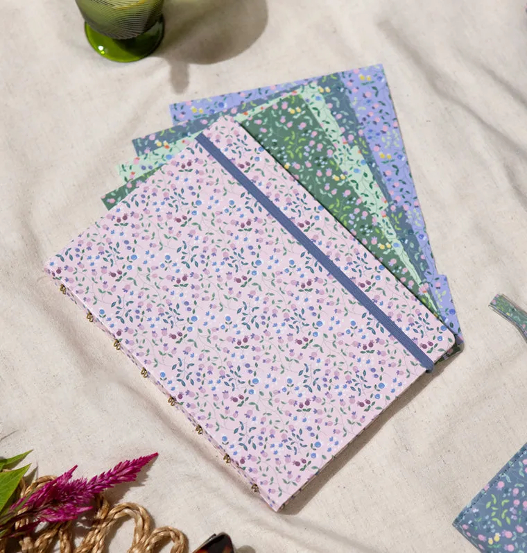 Filofax Meadow A5 carnet ligné rose rechargeable