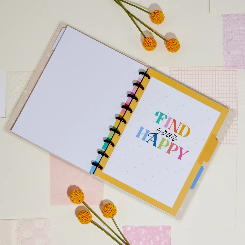 Happy Planner Happy Brights carnet Classic pointillé 60 feuilles