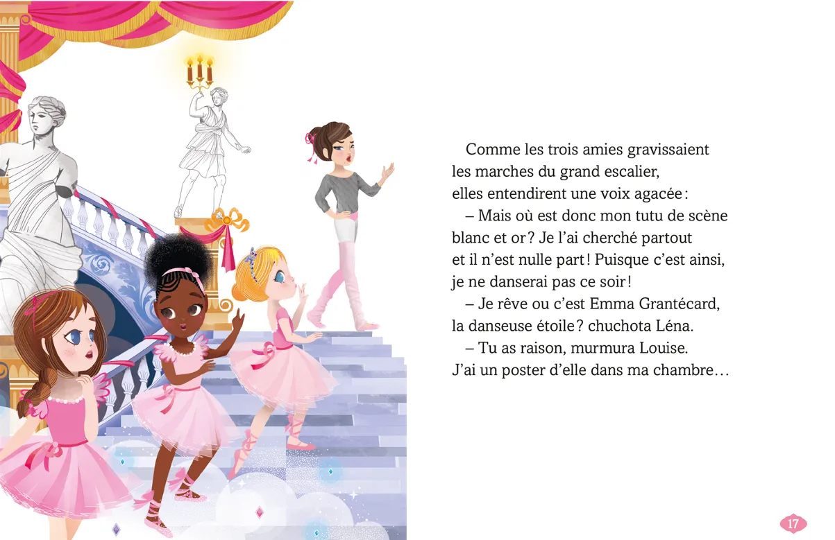 Frigobloc Une deux trois Danseuses roman ballerines 5 histoires