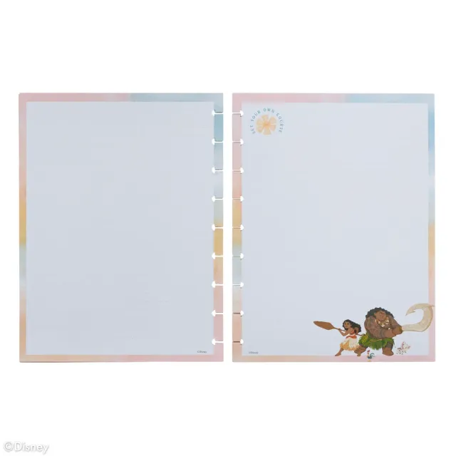 Happy Planner Disney Moana recharge papier classic 40 feuilles