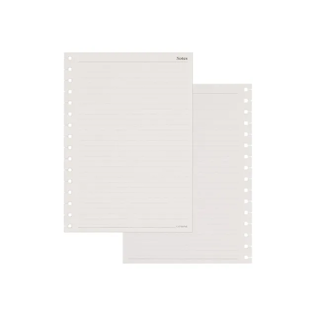 Happy Planner Citrine Small recharge papier pointillé ligné A5