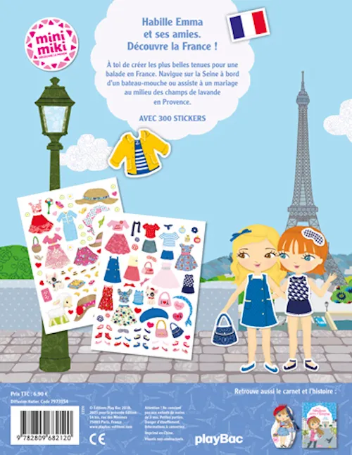 Frigobloc Minimiki Habille Emma en France stickers nouvelle édition