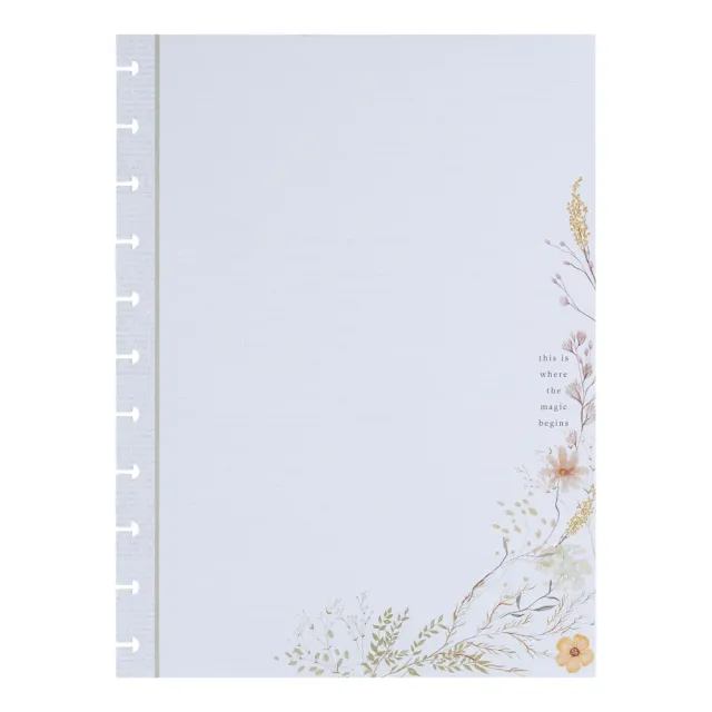 Happy Planner Reading in the Garden recharge Big pointillée 40 feuilles