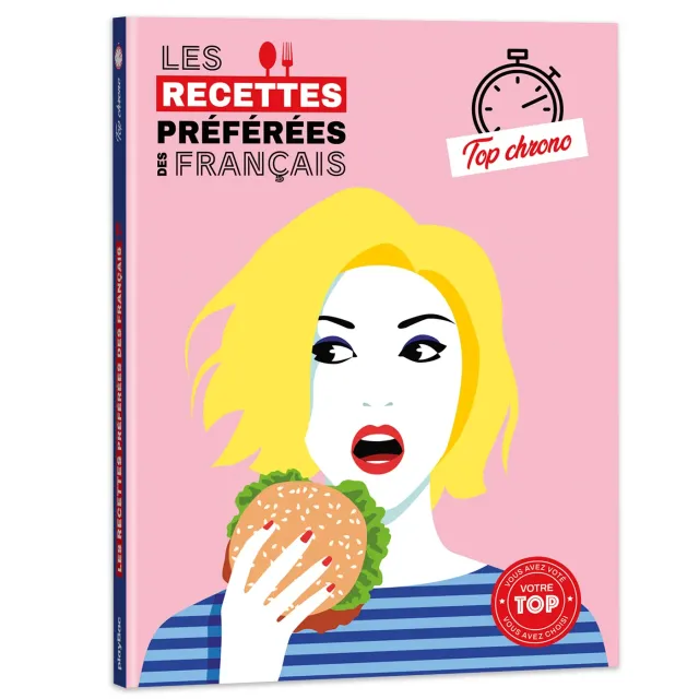 Frigobloc Recettes préférées des Français top chrono livre 85 recettes