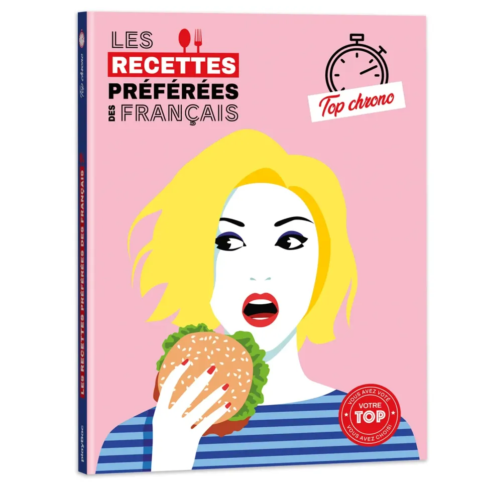 Frigobloc Recettes préférées des Français top chrono livre 85 recettes