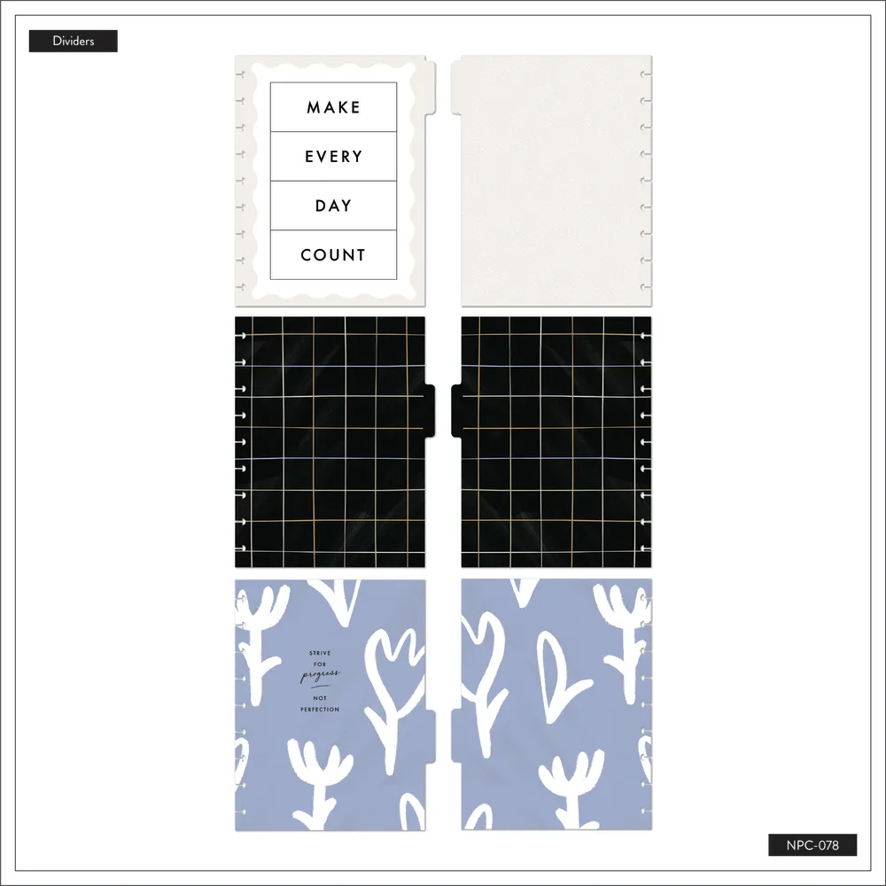 Happy Planner Quirky Plans carnet Classic 60 feuilles ligné