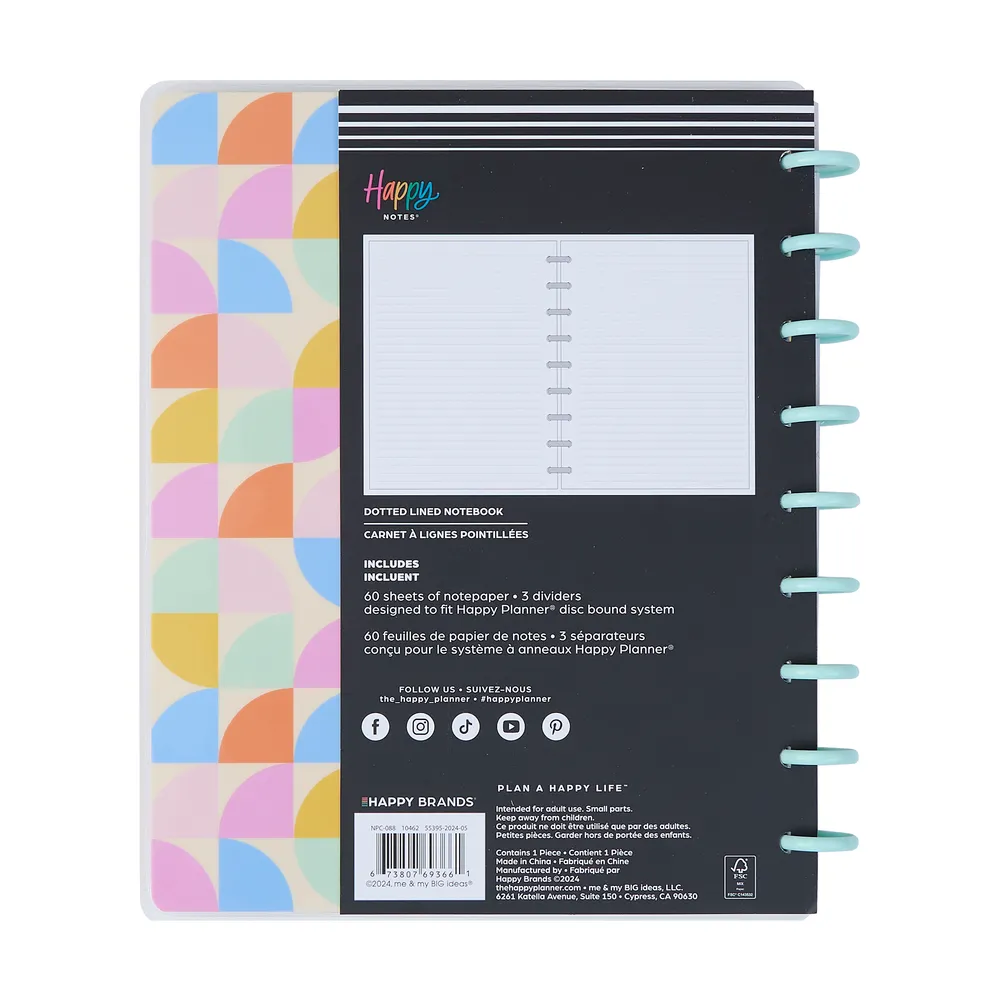 Me & my big ideas Happy Planner Good Days carnet pointillé Classic