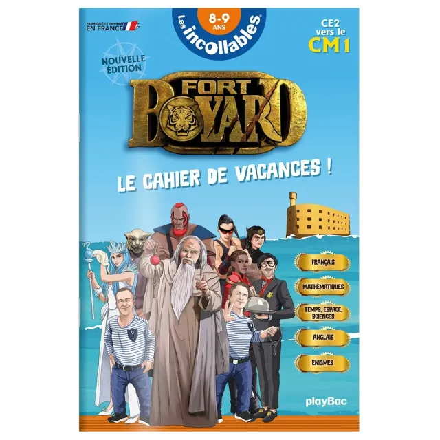 Les Incollables Fort Boyard cahier de vacances CE2 au CM1 2026