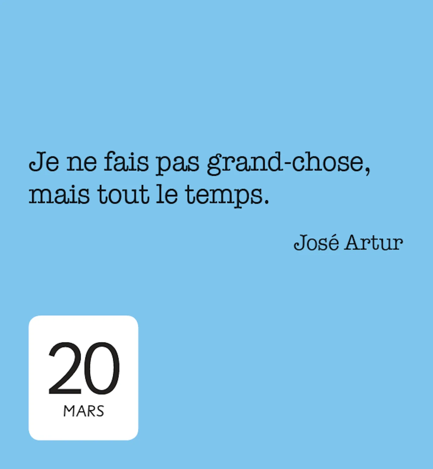 Frigobloc Mini calendrier 365 jours humour citations