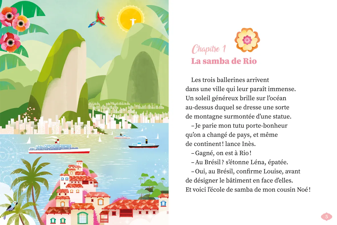Frigobloc Une deux trois Danseuses Tome 12 roman Rio 6 ans