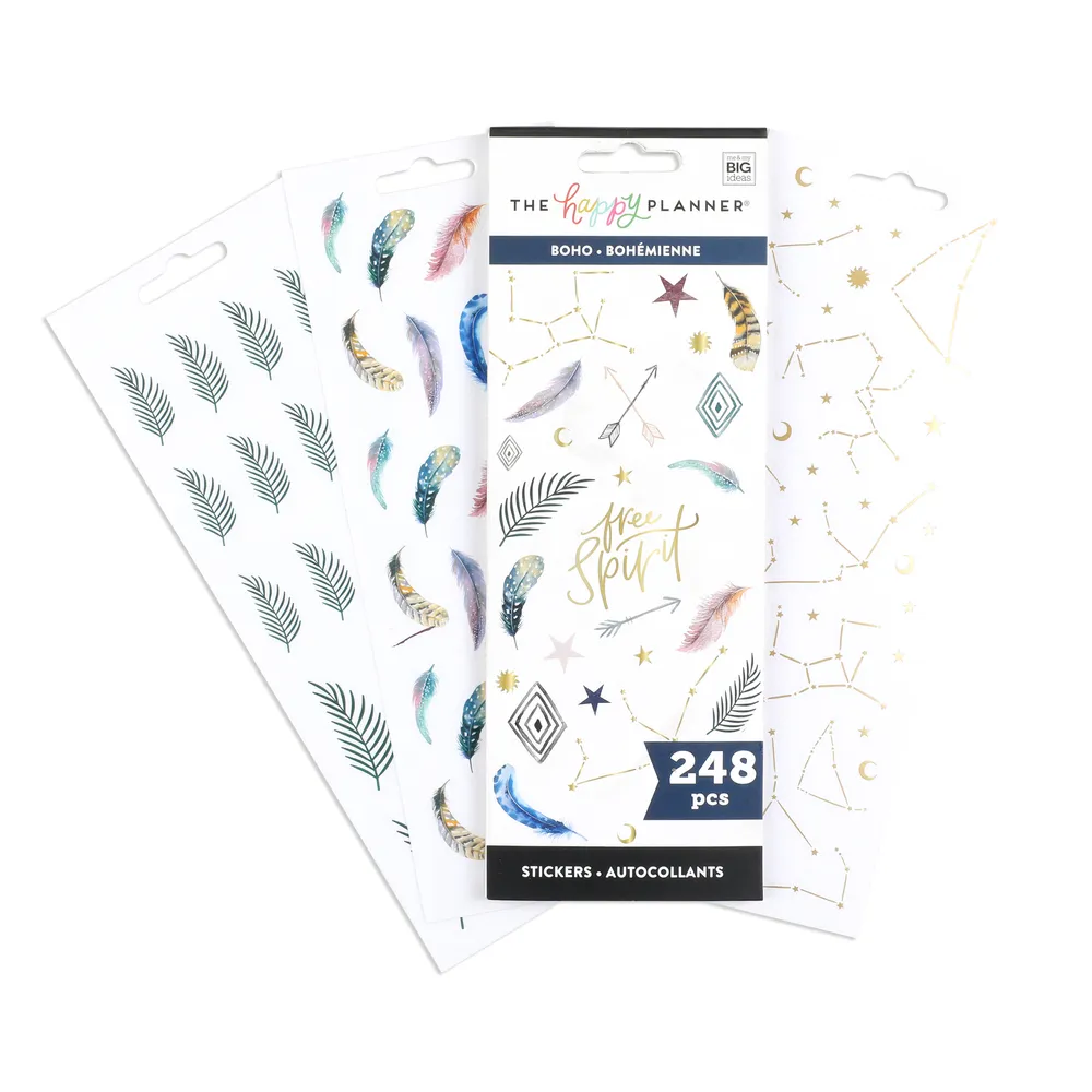 Happy Planner Boho petites planches stickers 248