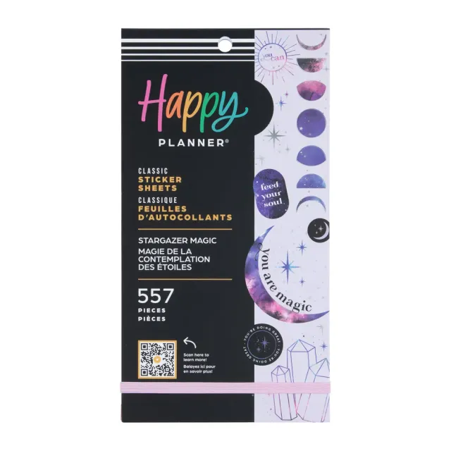 Happy Planner Stargazer Magic stickers 557 nuit