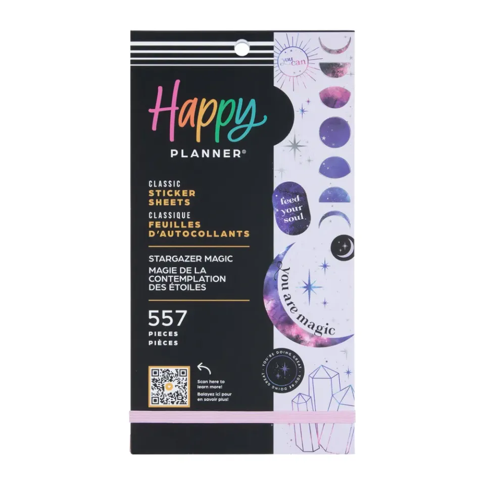 Happy Planner Stargazer Magic stickers 557 nuit