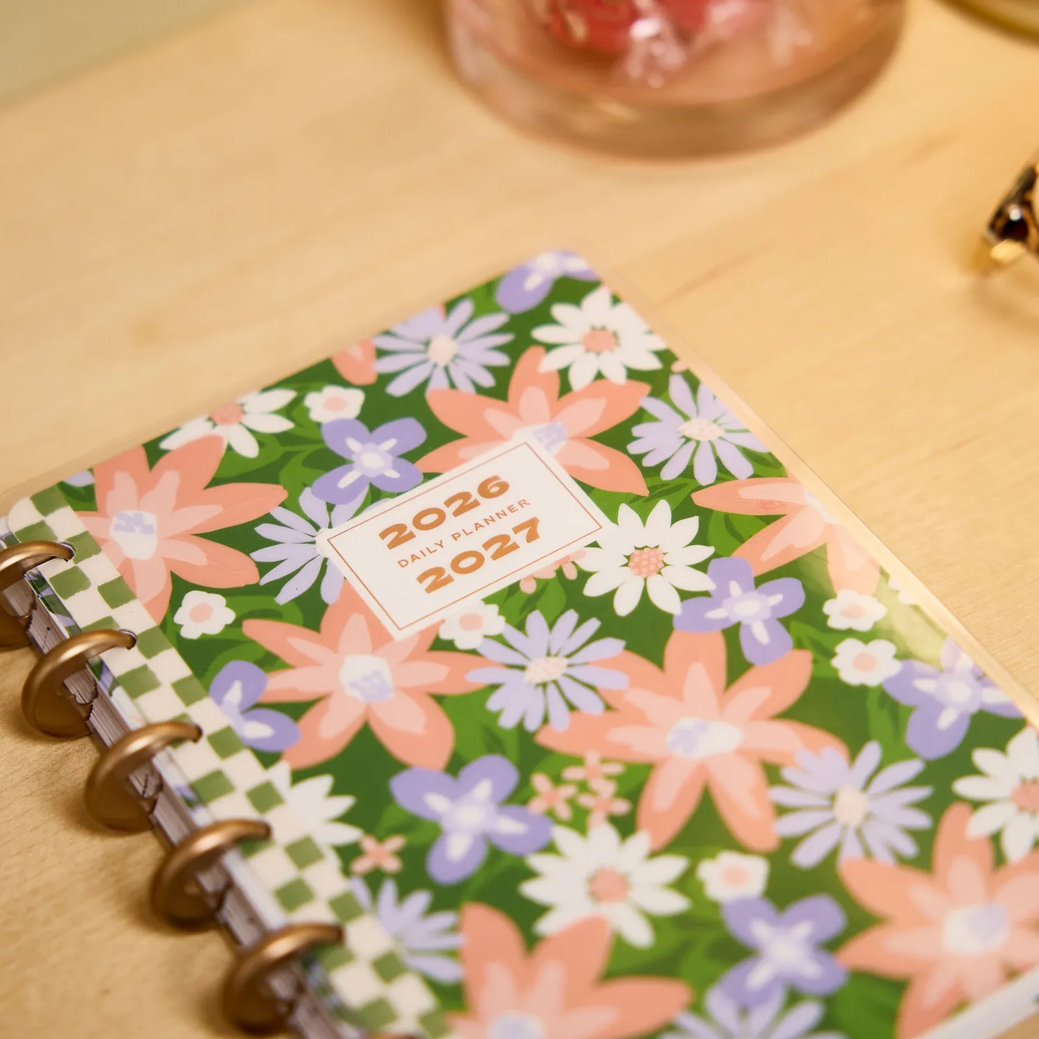 Happy Planner Blossom Bright agenda Mini dashboard 12 mois fleuri