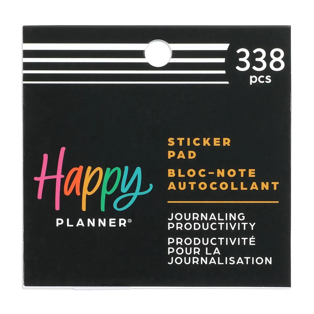 Happy Planner Journaling Productivity mini stickers 338