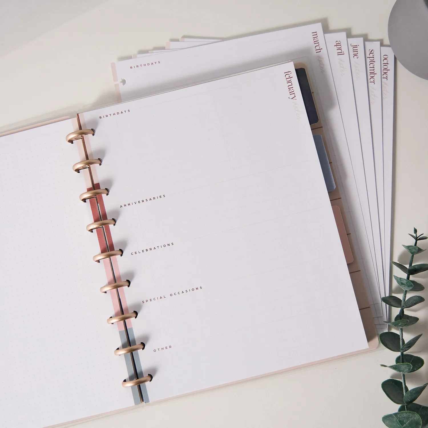 Happy Planner Rise Align accessoire Classic dates importantes