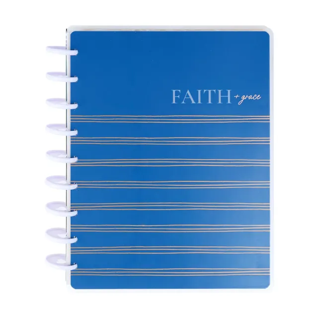 Happy Planner Coastal Faith journal guidé foi 80 feuilles