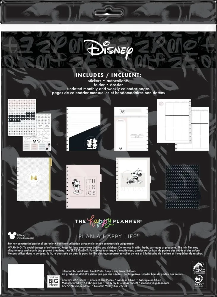 Happy Planner Disney Mickey Minnie Big recharge agenda 4 mois