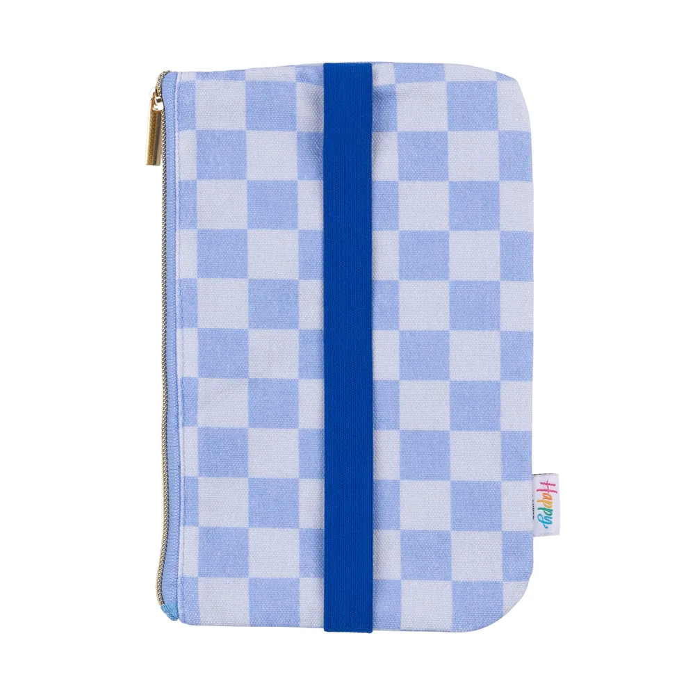 Happy Planner Happy Brights Classic trousse à crayons carreaux bleus