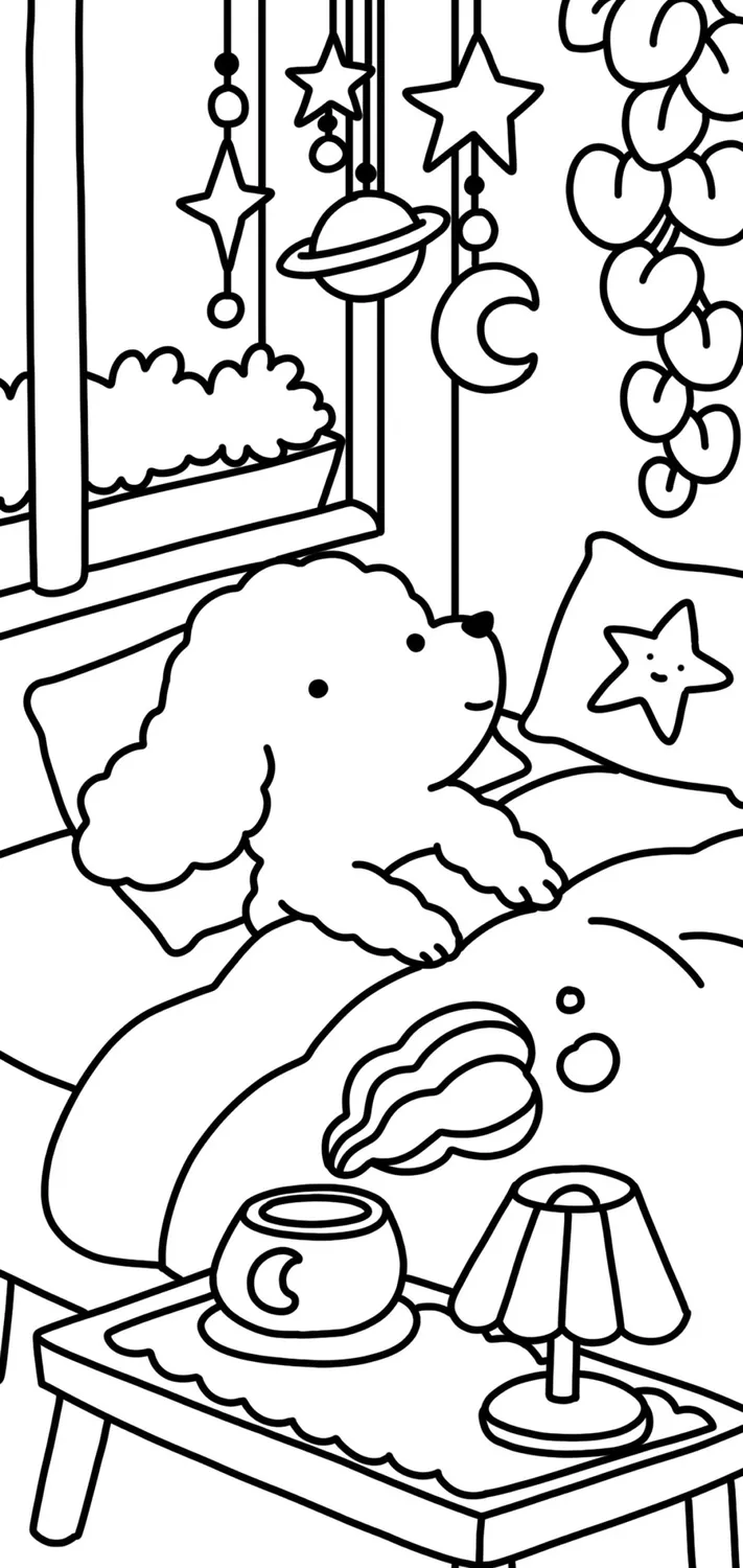 Frigobloc Cocooning marque-pages XXL à colorier x20