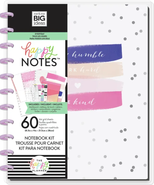 Happy Planner Happy & Humble carnet à disques classic pointillé