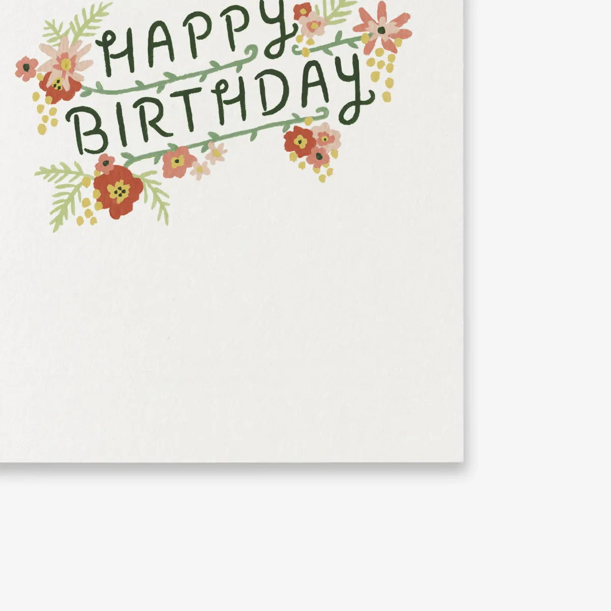 Kartotek Floral Birthday carte anniversaire A7 fleurie