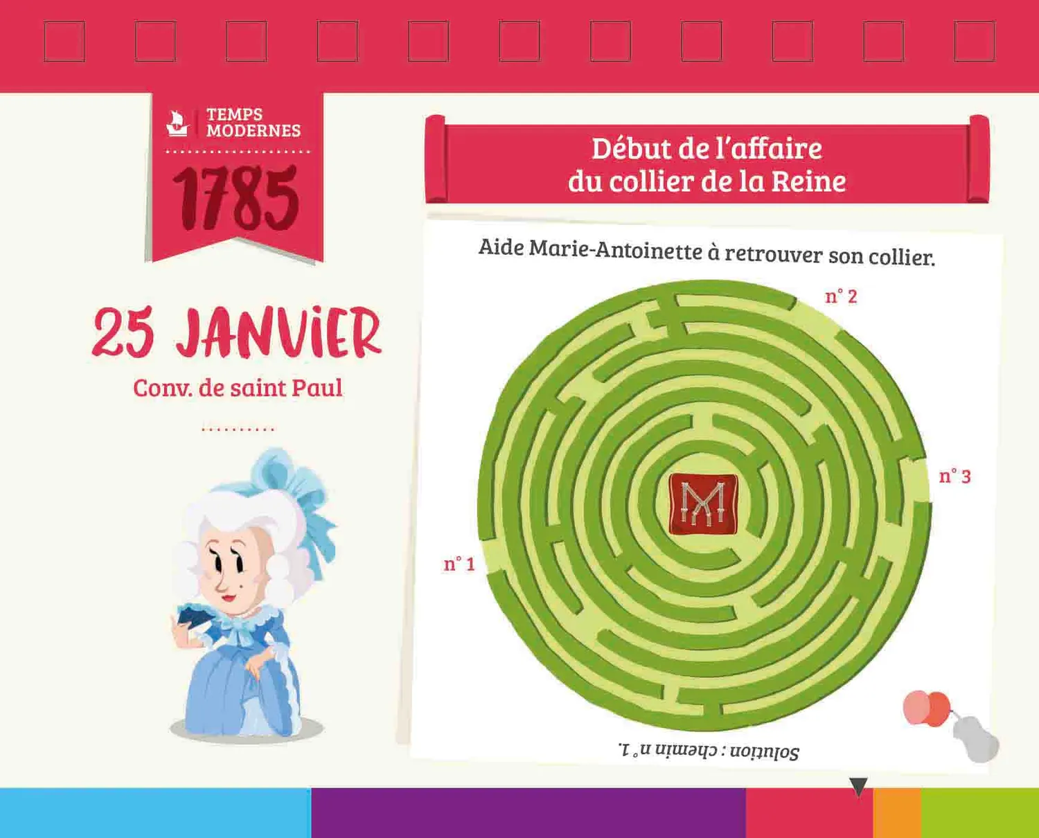 Quelle Histoire 365 personnages calendrier histoire de France