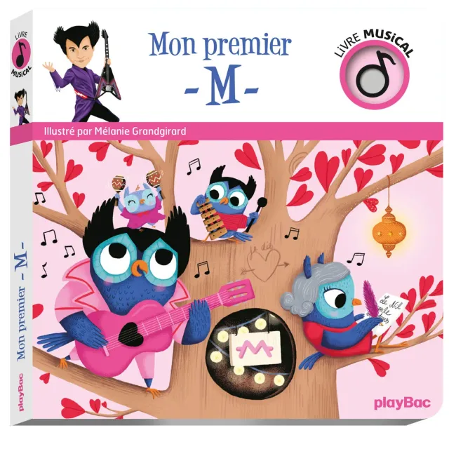 Mon premier M Matthieu Chedid livre musical bébé 1 an