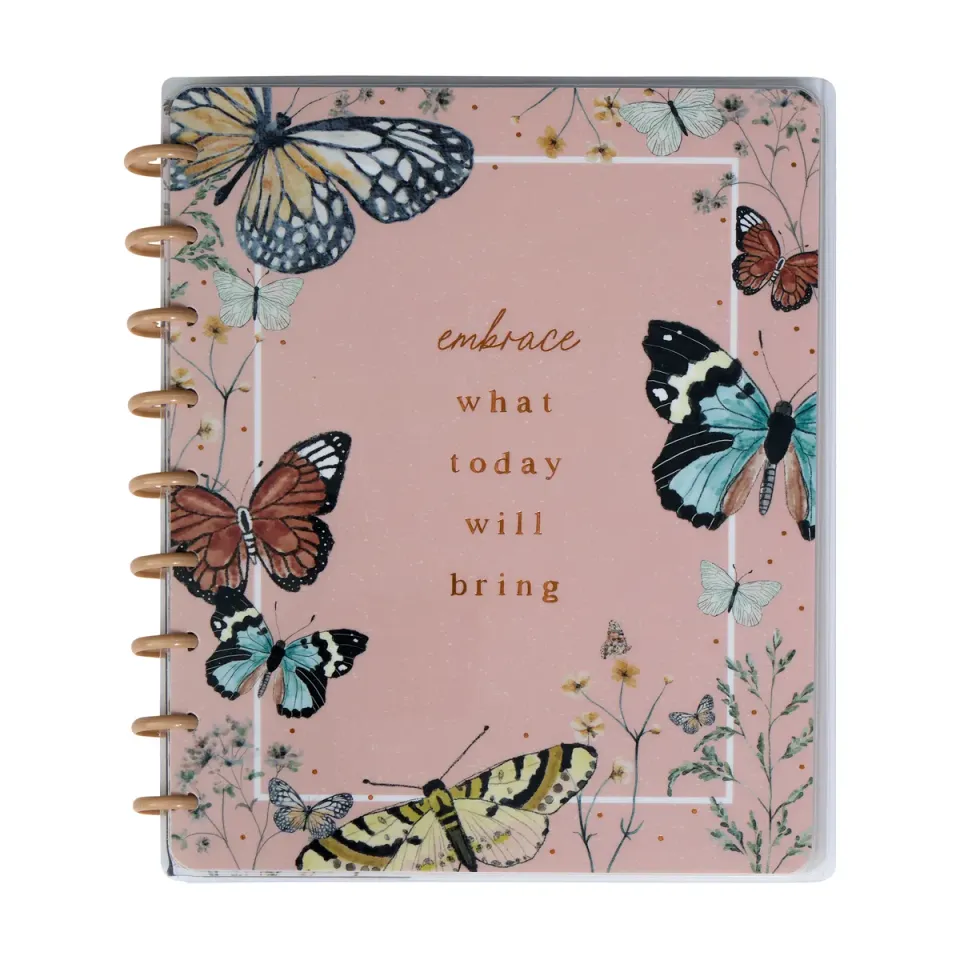 Happy Planner Wild Fields carnet classic 60 feuilles pointillé fleuri