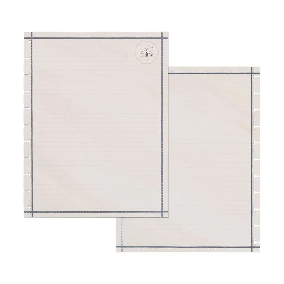 Happy Planner Modern Balance recharge papier Big 40 feuilles neutre