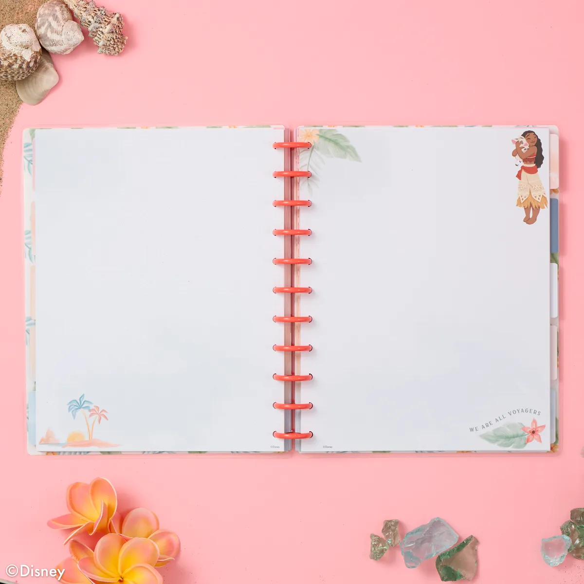 Happy Planner Disney Moana recharge papier pointillé Big 40