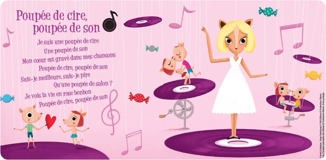 Mon premier France Gall livre musical bébé 5 chansons