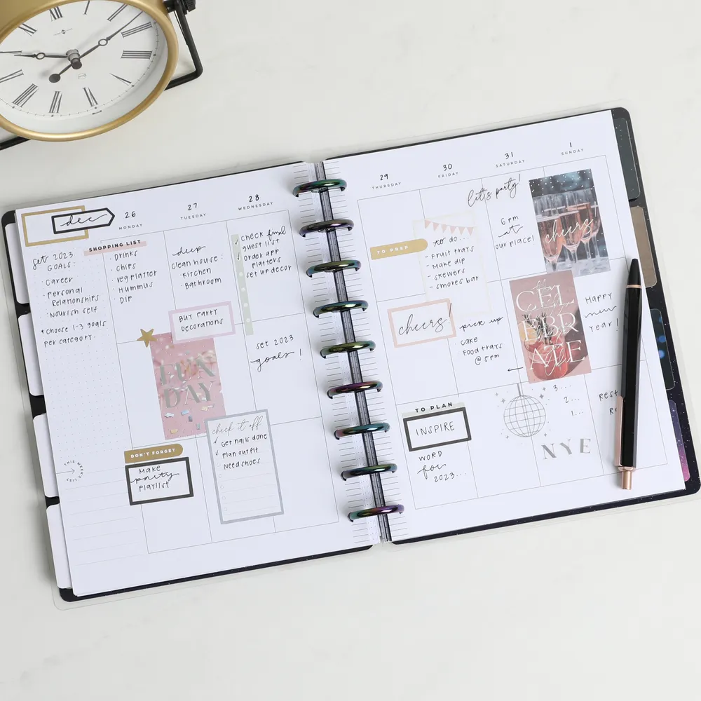 Happy Planner Look to Stars agenda classic vertical 12 mois