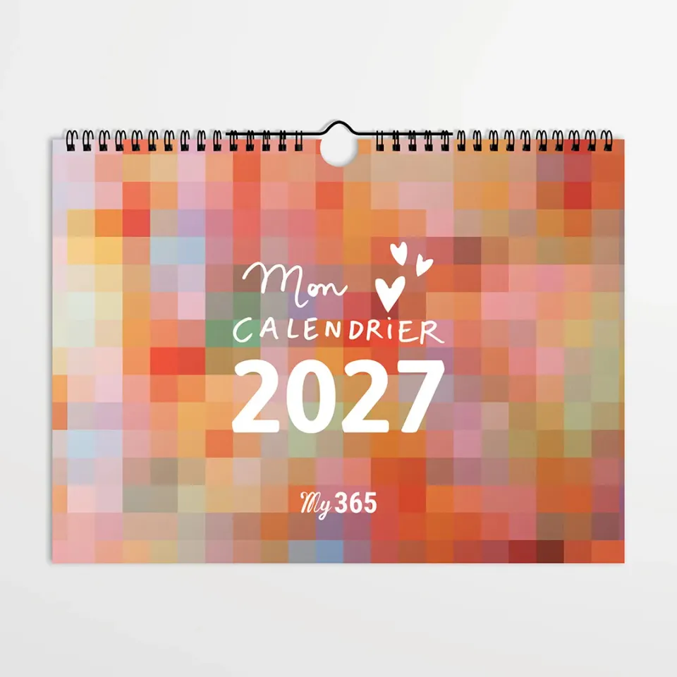 My365 Mon calendrier 2027 calendrier spirale A4