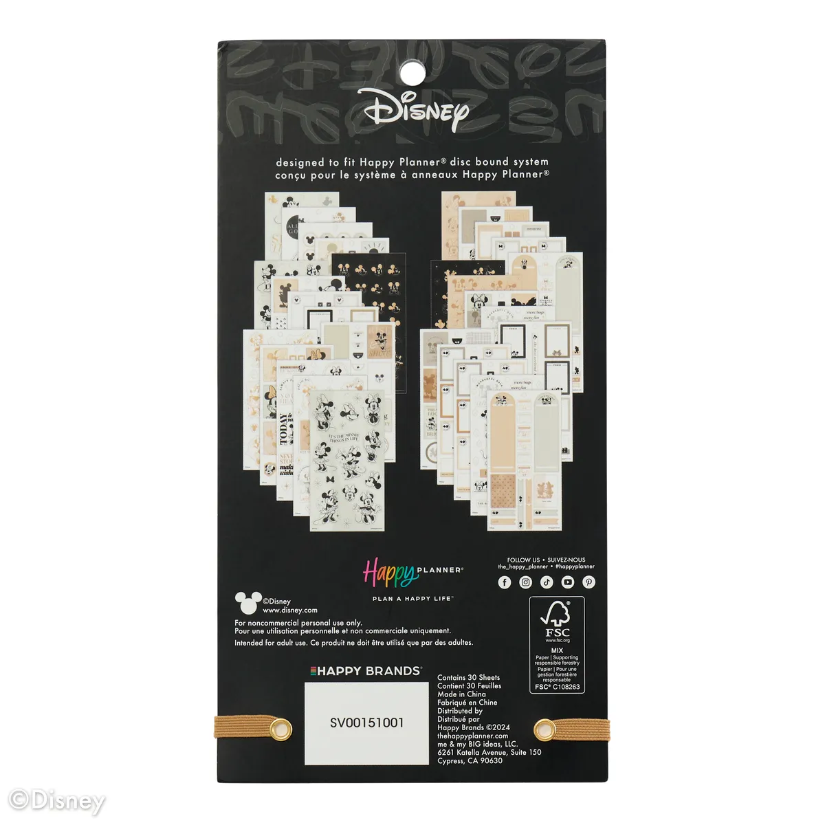 Happy Planner Disney Mod Mickey Mouse stickers value pack 569