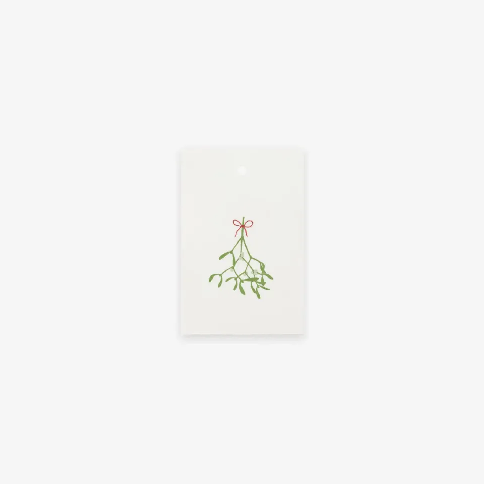 Kartotek Mistletoe étiquette cadeau Noël 46x70 mm