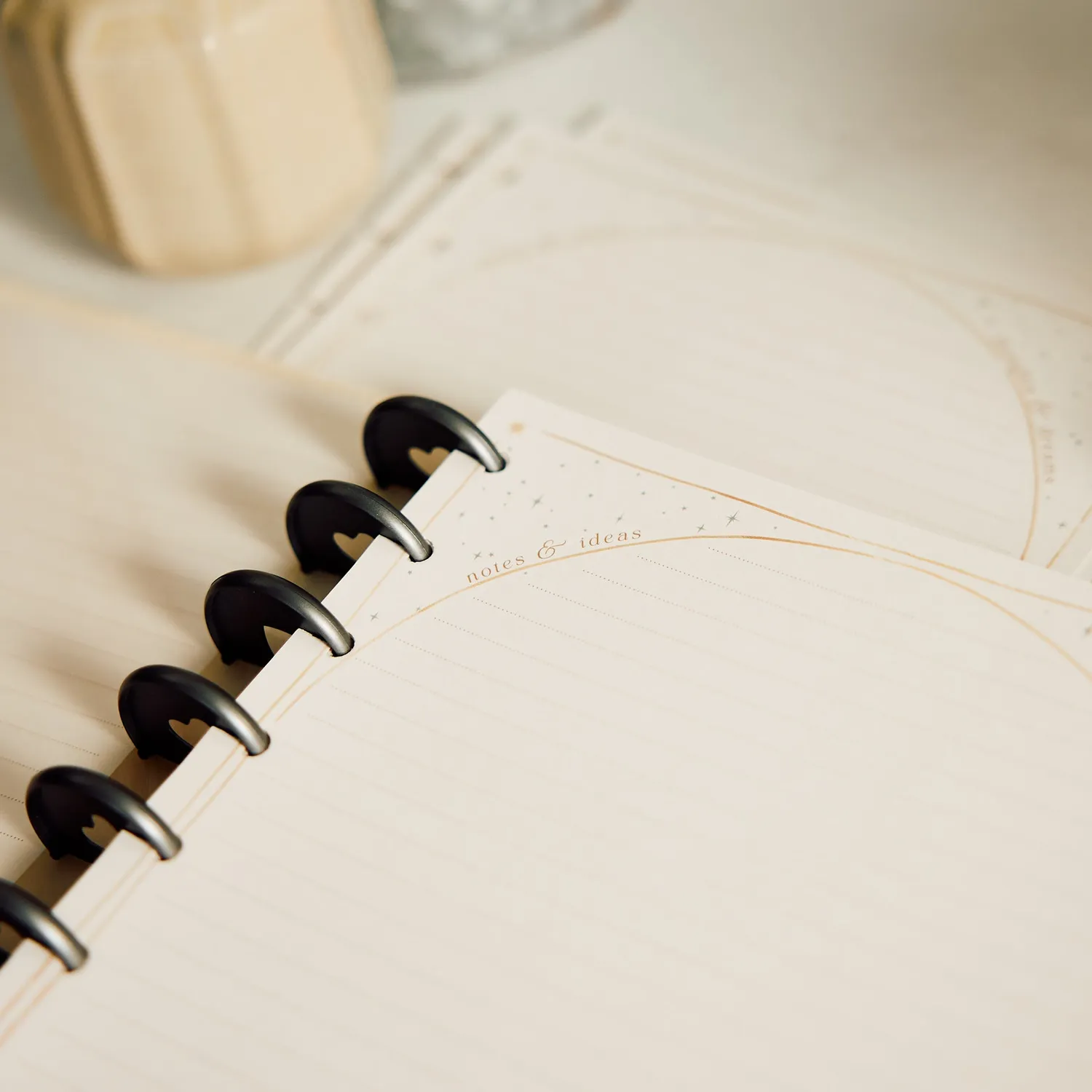 Happy Planner Modern Balance papier ligné pointillé Classic