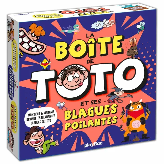 Frigobloc Toto boîte quiz jeu blagues poilantes enfant