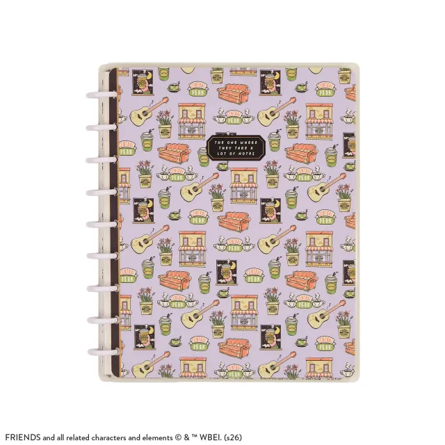 Happy Planner Friends carnet classic 60 feuilles pointillé doré