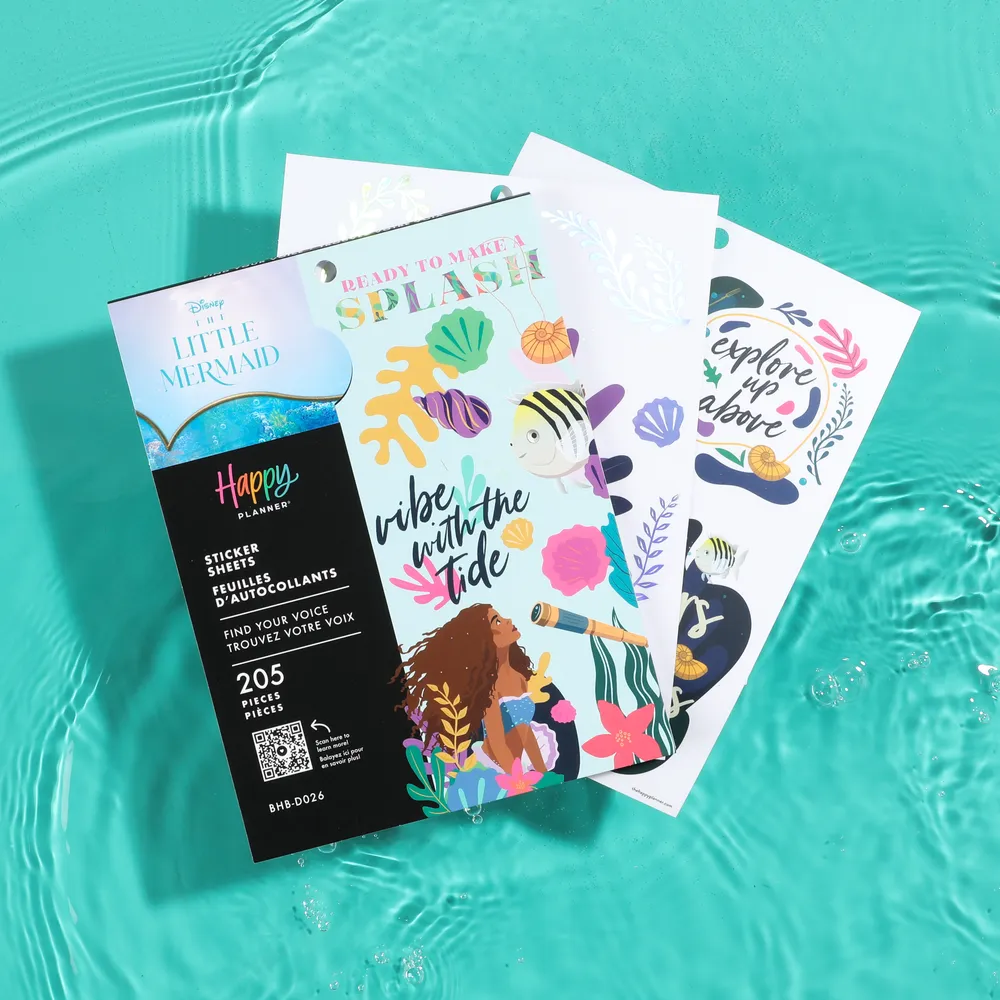Happy Planner Disney Ariel coffret Be Happy Box Find Your Voice